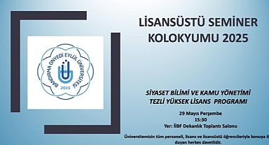 DOKUZ ÖĞRENCİ KOLOKYUMDA YL, DOKTORA TEZLERİNİ ANLATTI