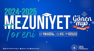 GÖNEN MYO’DA MEZUNİYET TÖRENİ YAPILDI