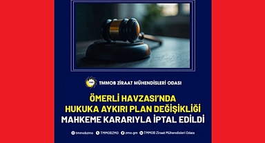 ÖMERLİ HAVZASI BİYOTEKNOLOJİ VADİSİ PROJESİ İPTAL