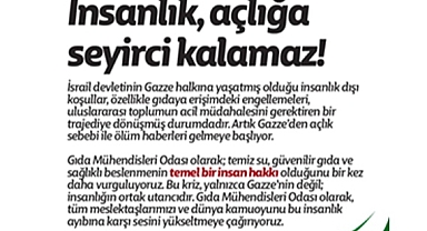 İNSANLIK, AÇLIĞA SEYİRCİ KALAMAZ
