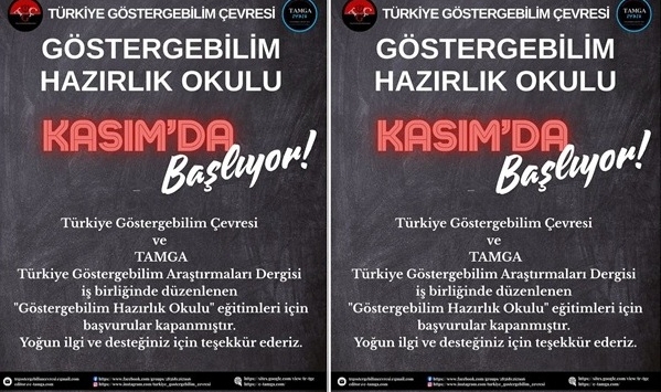 İLK DERS 12 KASIM 2025 PERŞEMBE GÜNÜ YAPILACAK