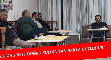 SÖYLEŞİDE KONUŞMACI PROF.DR. MUSTAFA BÖYÜKATA OLDU