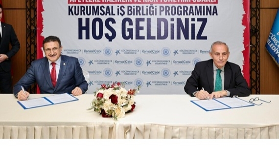 KÇ BELEDİYESİ İSTANBUL AYDIN ÜNİVERSİTESİ İLE AFET PROTOKOLÜ İMZALADI