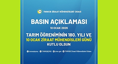 TARIM ÖĞRENİMİNİN 180. YILI VE 10 OCAK ZİRAAT MÜHENDİSLERİ GÜNÜ KUTLU OLSUN