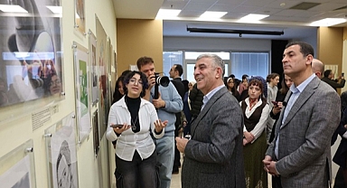 28 GÜZEL SANATLAR AKADEMİSİ ÖĞRENCİSİNDEN 'KABUK' SERGİSİ AÇILDI