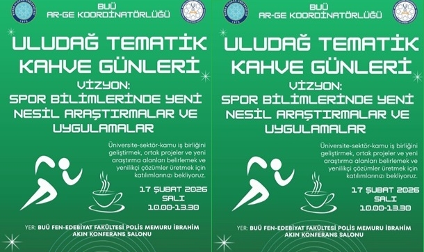 SEKİZİNCİ BULUŞMA 17 ŞUBAT 2026 SALI GÜNÜ GERÇEKLEŞTİRİLECEK