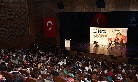 ÇEKMECEM'DE KİTAP VAR'IN KONUĞU SABA TÜMER OLDU