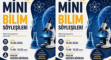PROF.DR. MUSTAFA BÖYÜKATA BİLİM SÖYLEŞİLERİNE AV. MEHMET ALTUN İLKOKULUNDA DEVAM ETTİ 