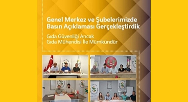 GIDA GÜVENLİĞİ ANCAK GIDA MÜHENDİSİ İLE MÜMKÜNDÜR