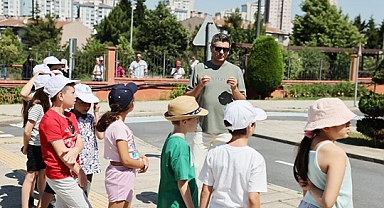 KÇ'DE YAZ DÖNEMİ ÇOCUK TRAFİK EĞİTİMLERİ BAŞLADI
