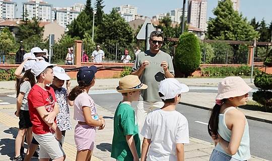 KÇ'DE YAZ DÖNEMİ ÇOCUK TRAFİK EĞİTİMLERİ BAŞLADI